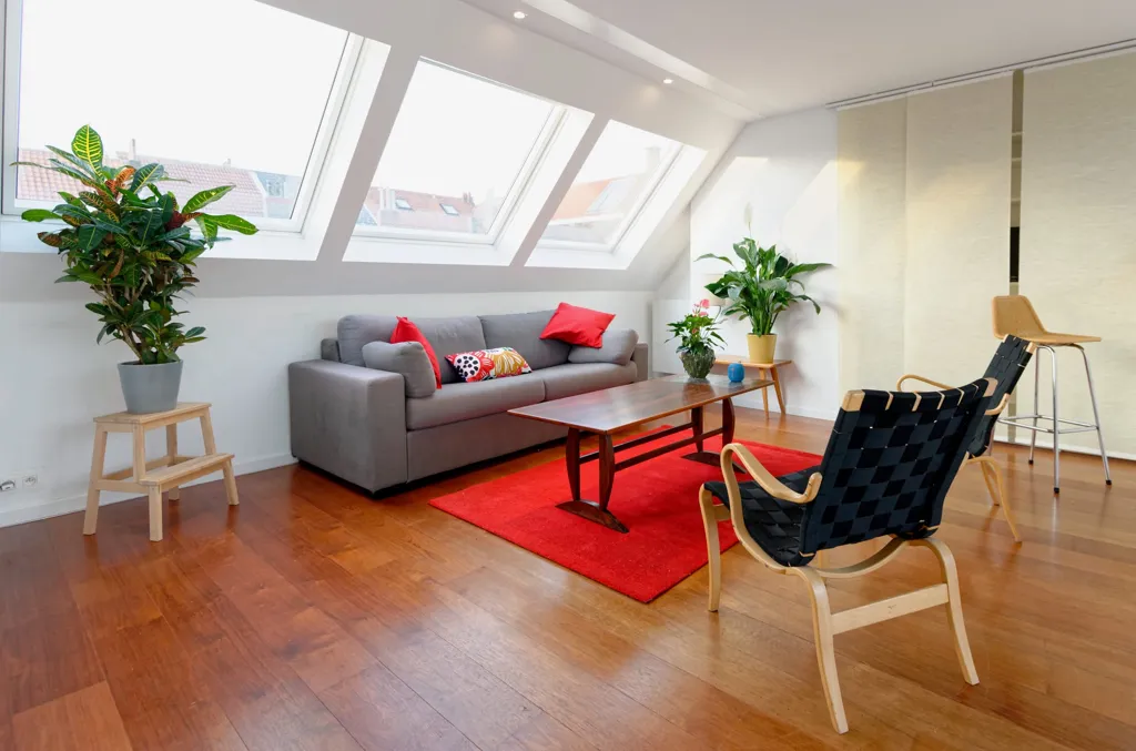 Séjour - Duplex Lumineux avec Terrasse à Dansaert