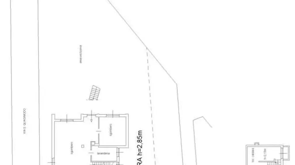 Plan - Villa with Private Garden in Castano Primo
