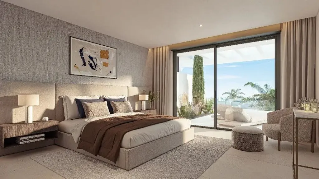 Bedrooms - Luxury Penthouse with Mountain View in Marbella