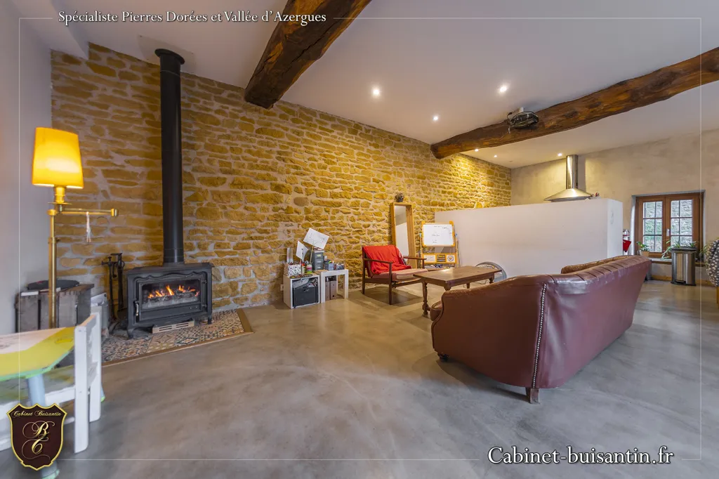 Soggiorno - Rustic Stone House with Garden in Châtillon