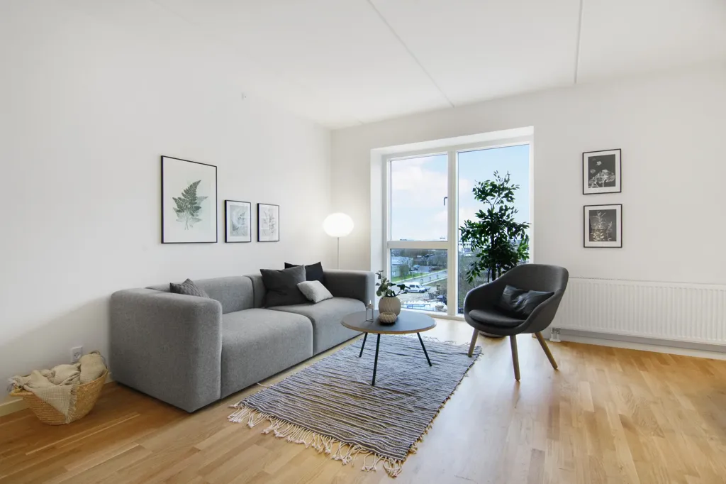 Soggiorno - Modern Flat with Balcony in Brabrand