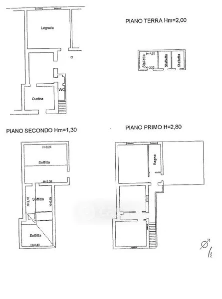 Plan - Rustic Casale with Panoramic View in Villalfonsina