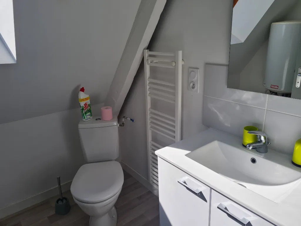 Bathrooms - 1-Bedroom Apartment in Ploërmel Centre