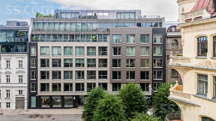 Vista aerea - Fully Furnished Flat with Balcony in Riga Centre