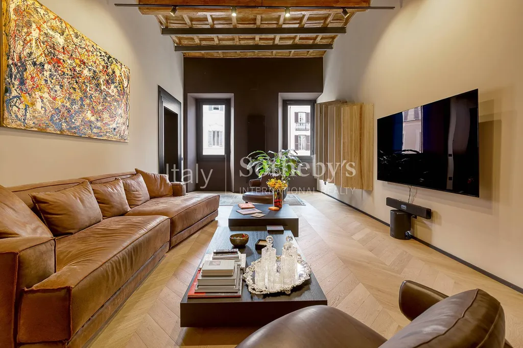 Séjour - Luxury Apartment with Piazza View in Rome