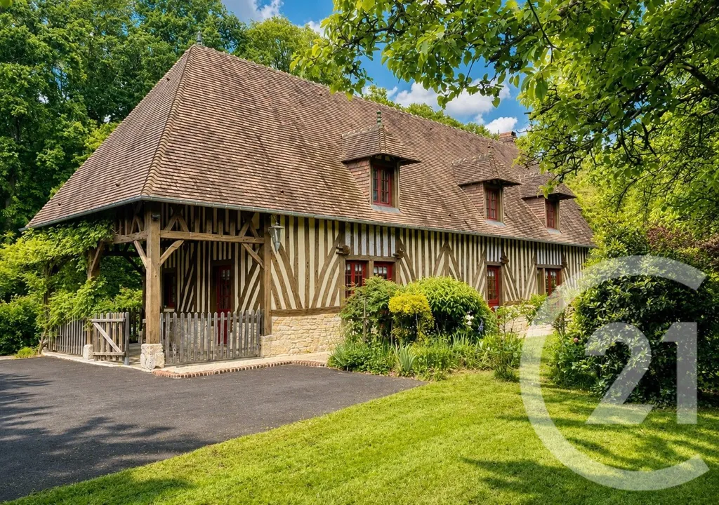 Extérieur - Maison avec Parc de 1,2 Hectare près de Lisieux