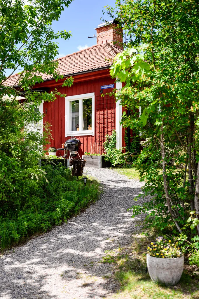 Extérieur - Charming Red Cottage with Garden in Samuelsdal