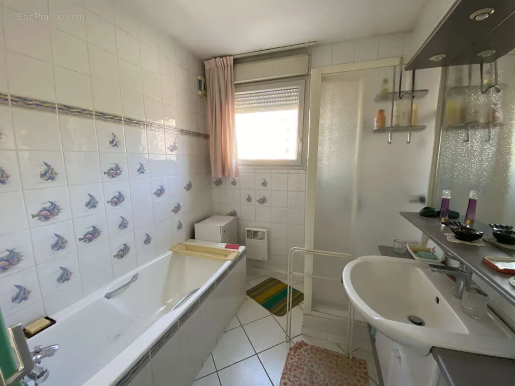 Bathrooms - Atypical Flat with Terraces in Annonay Centre