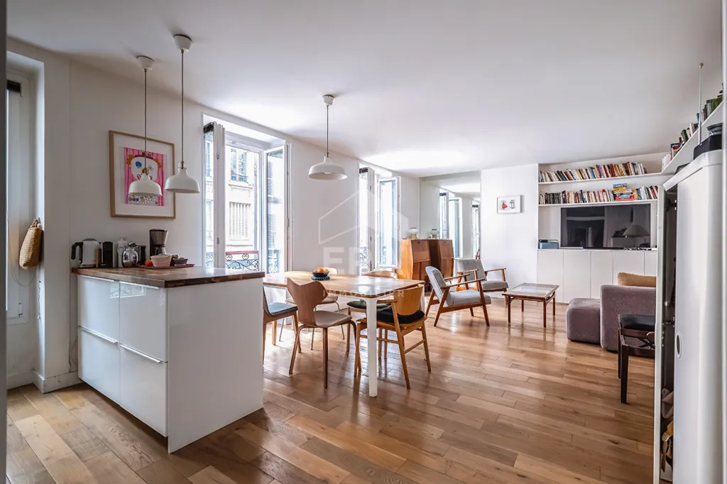 Soggiorno - 3-Bedroom Parisian Flat with West Exposure