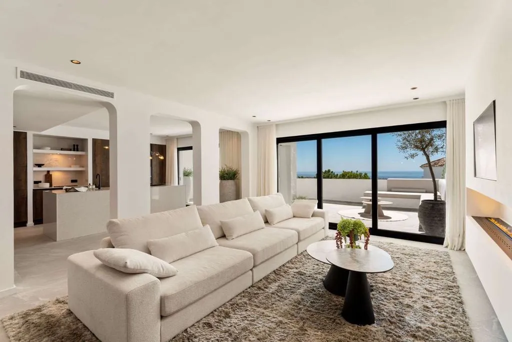 Séjour - Contemporary Duplex with Sea View in Marbella