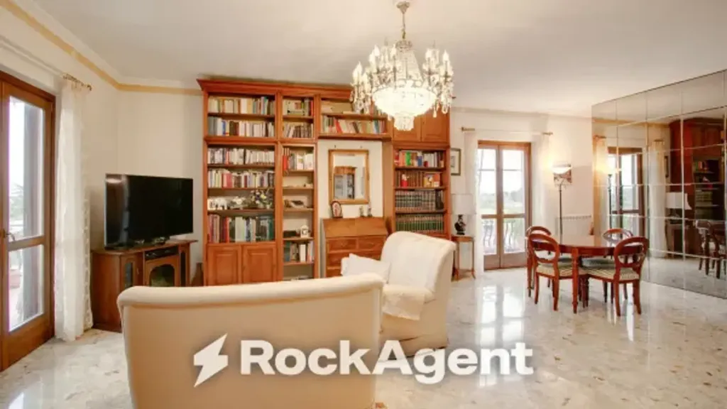 Séjour - Panoramic Penthouse in Rome