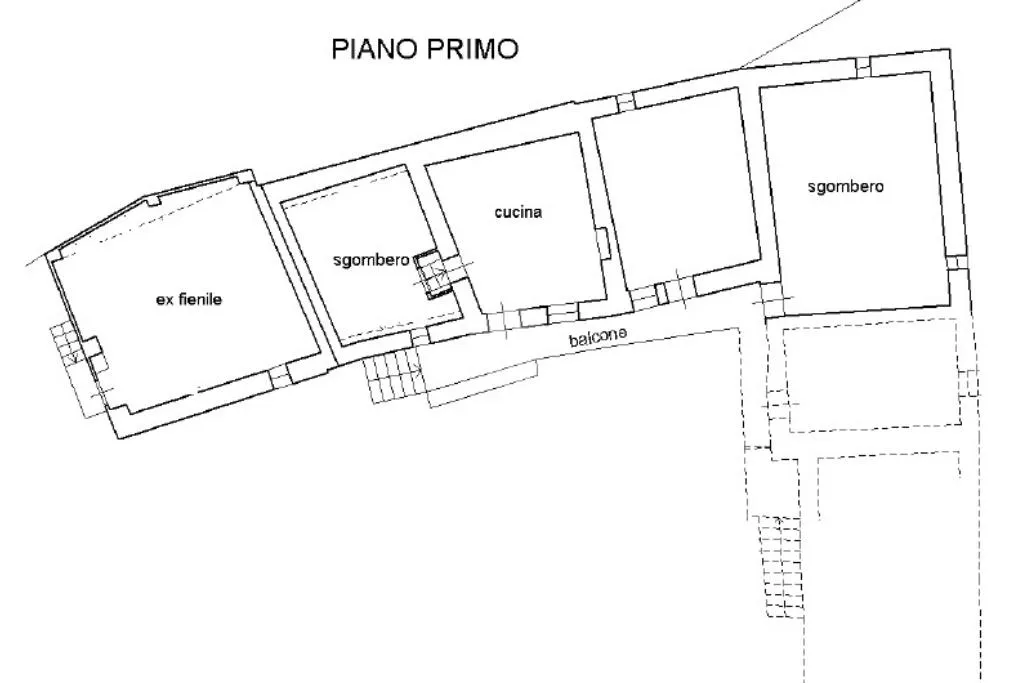 Planimetria - Rustic Property with 25,700m² Land in Verzuolo
