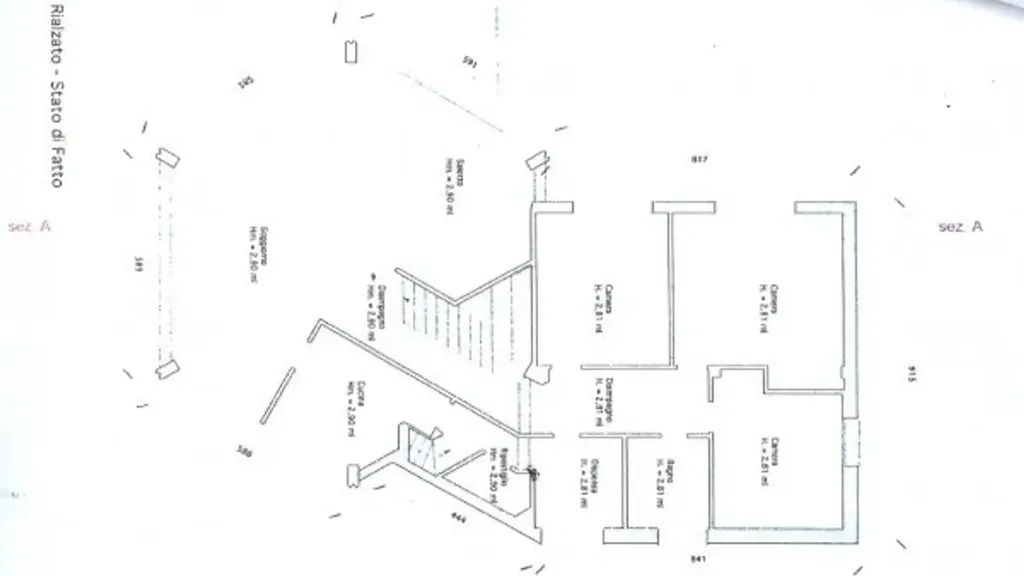 Plan - Villa with Panoramic View in Montebelluna