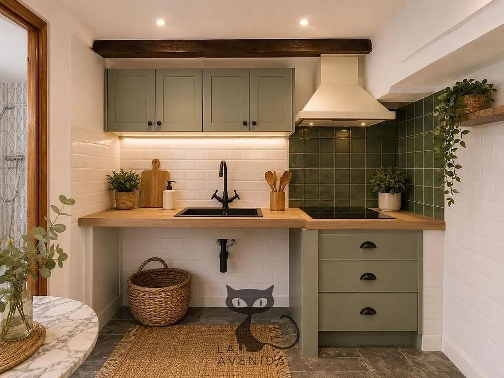 Cucina - Traditional Chalet with Terrace in Catarroja