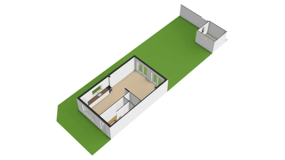 Plan - Extended Corner House with Garden in Heemstede