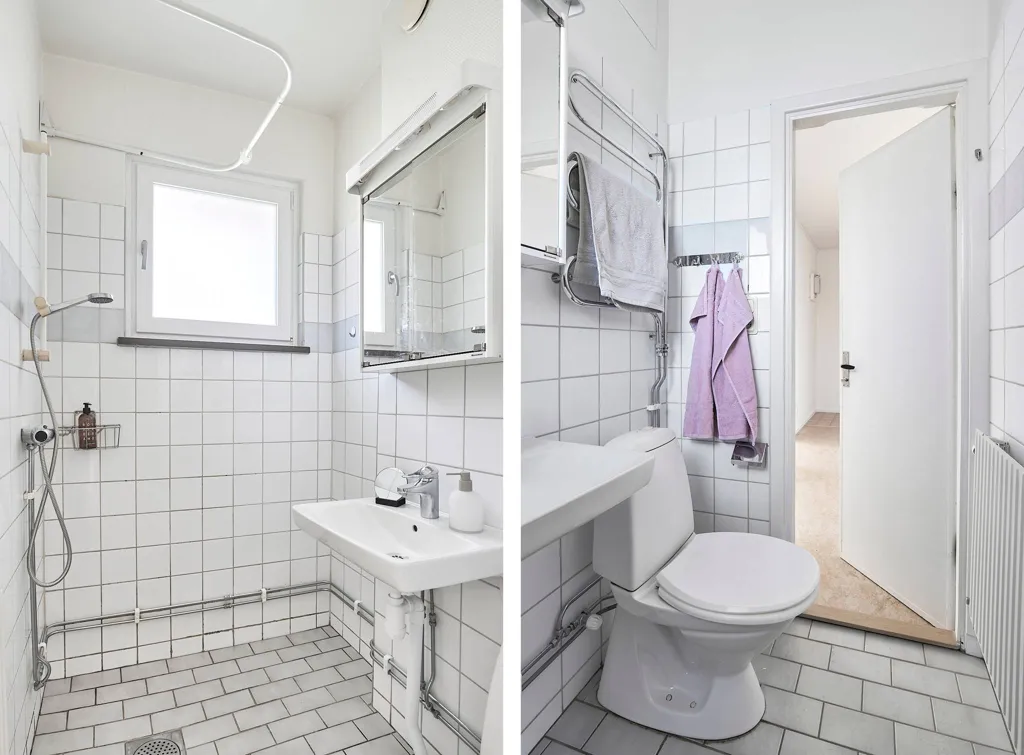 Bagni - Funkis Flat with Balcony in Hägersten