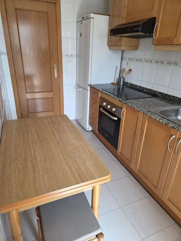 Kitchen - Furnished Flat with Balcony in Beteró