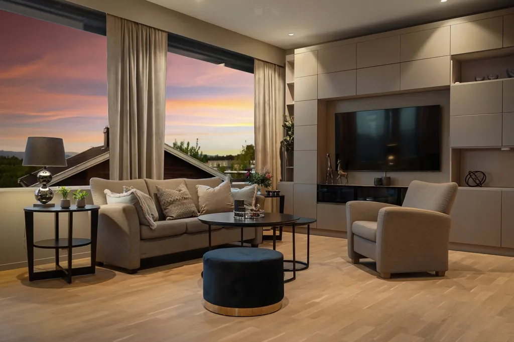 Séjour - Modern Villa with Pool in Lier
