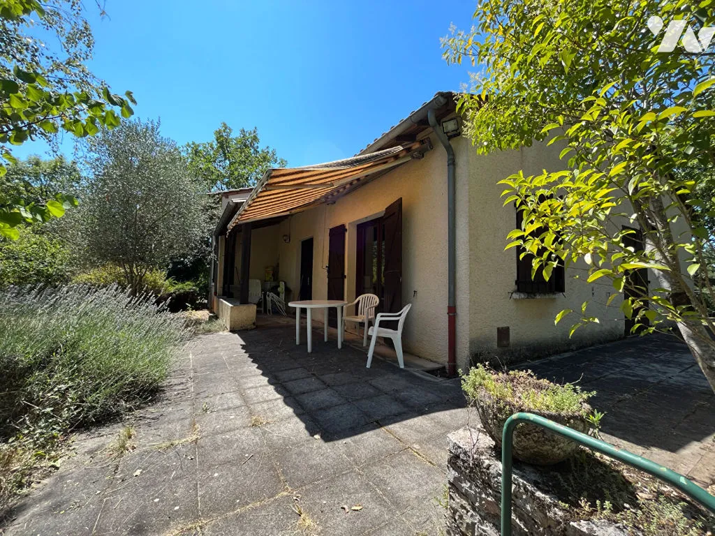 Terrace - Architect's House with Garden near Figeac