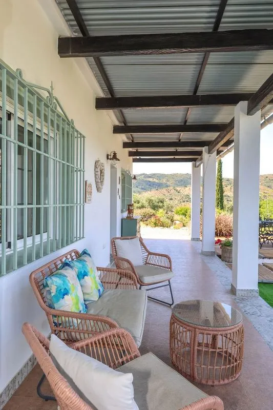 Terrasse - Rustic House with Pool in Tolox