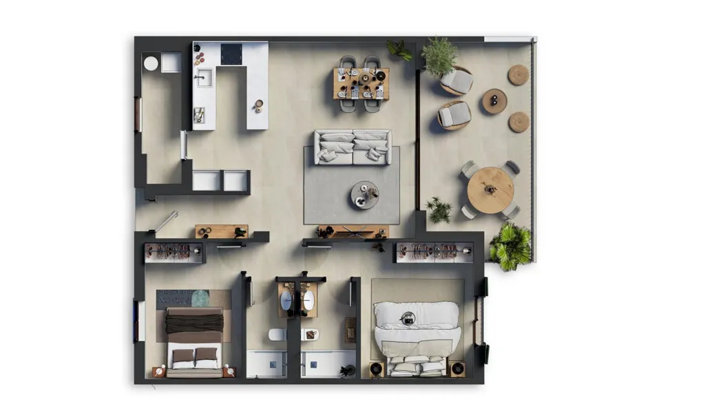 Floor Plan - Luxury Apartment with Sea View in Capdepera