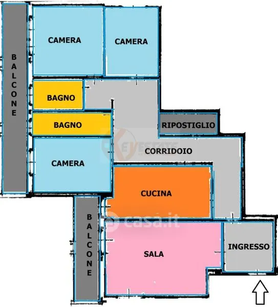 Plaan - Spacious Apartment with Panoramic View in Nuoro