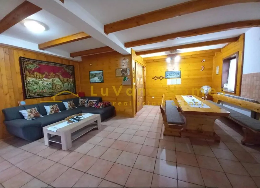 Living Room - Self-Contained House with Pool in Kuterevo, Otočac