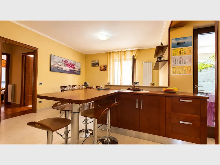 Cuisine - Apartment with Private Garden in Fiuggi