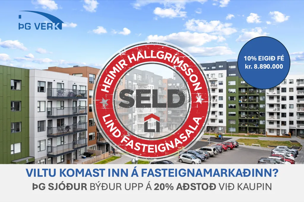 3-room apartment in Kópavogur