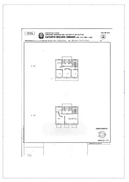 Plan - Duplex with Balconies in Reggio Calabria