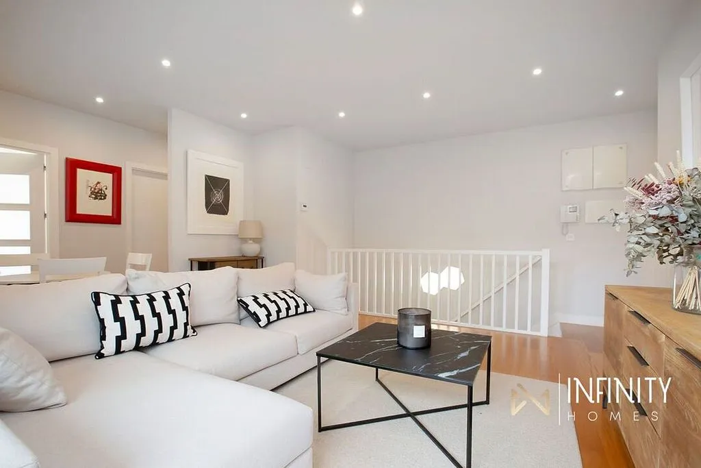 Living Room - Duplex with Terrace in La Galea, Getxo