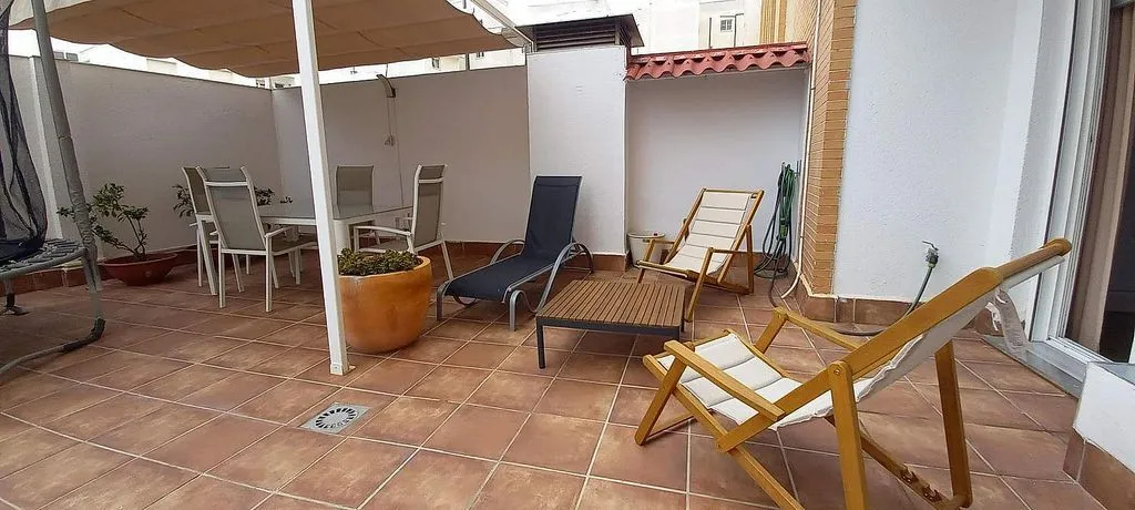 Terrace - Holiday Apartment with Terrace in Torrevieja