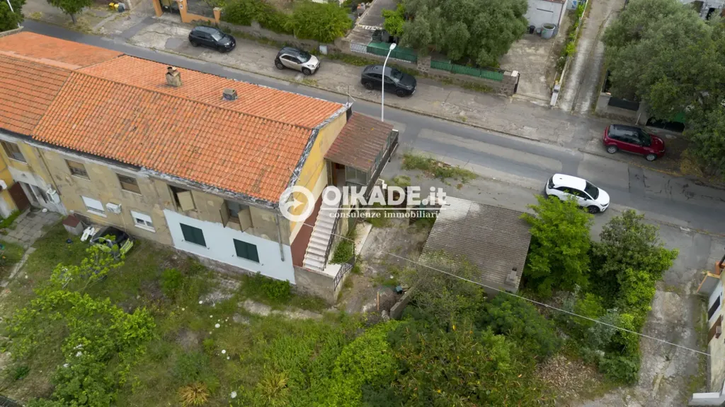 Vue aérienne - Semi-detached Villa with Garden in Carbonia