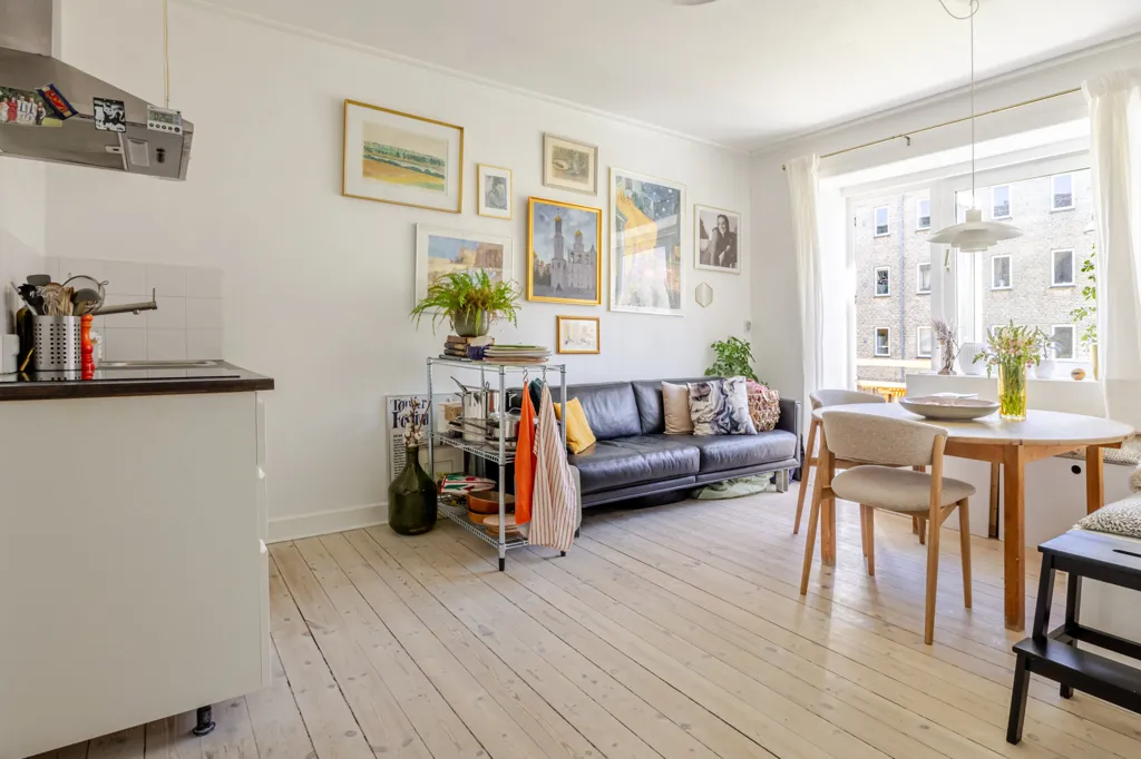 Séjour - 1st Floor Apartment in Copenhagen NV
