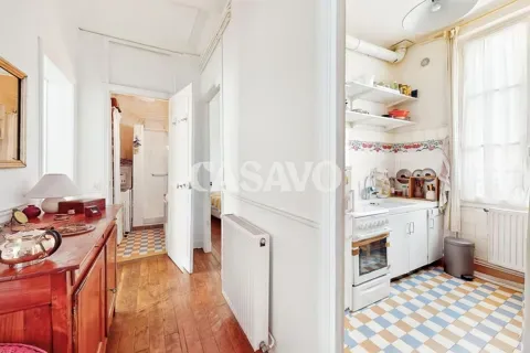 Cuisine - Appartement de caractère avec jardin au cœur d'Alésia, Paris
