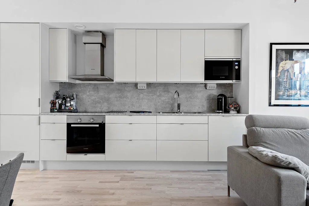 Cuisine - Two-Bedroom Flat with Balcony in Göteborg