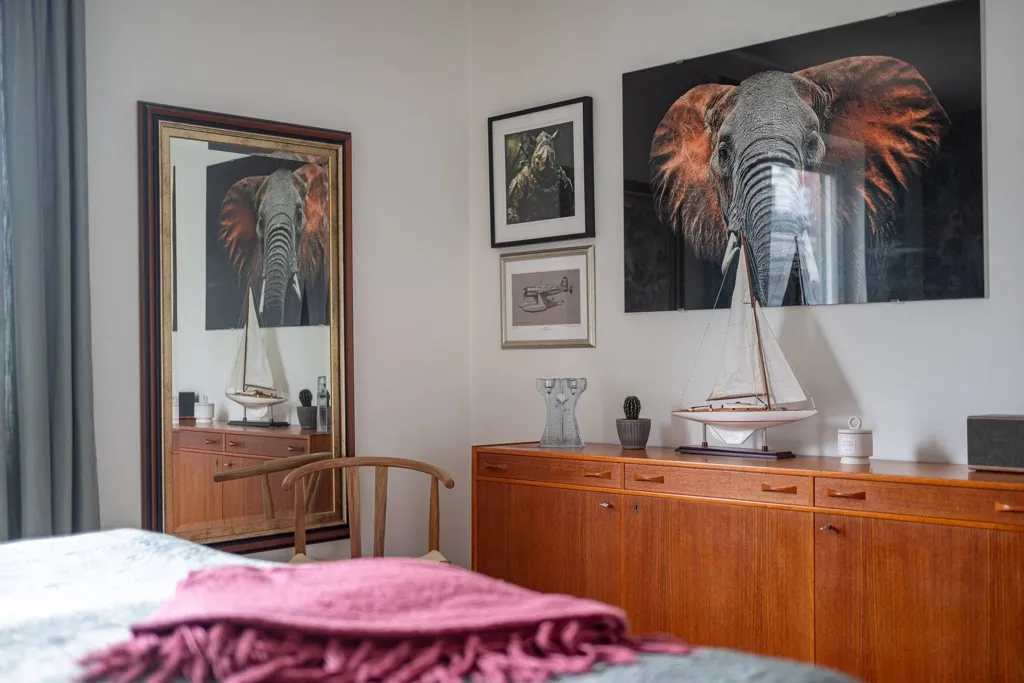 Camere da letto - Three-Bedroom Apartment with Balcony in Nyköping