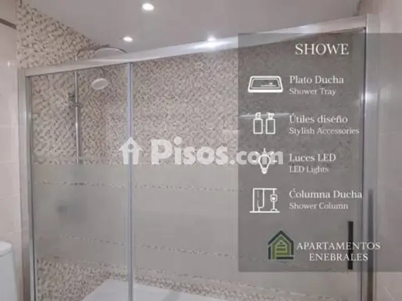 Bagni - 1-Bed Apartment with Pool on Avenida Del Decano