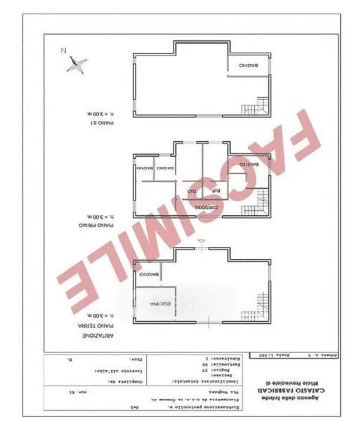 Planimetria - Furnished Flat with Parking in Perugia
