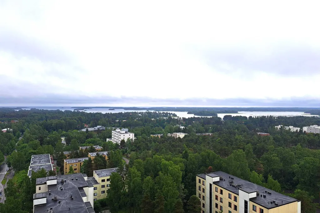 Õhuvaade - Spacious 1-Bedroom Flat with Balcony in Matinkylä