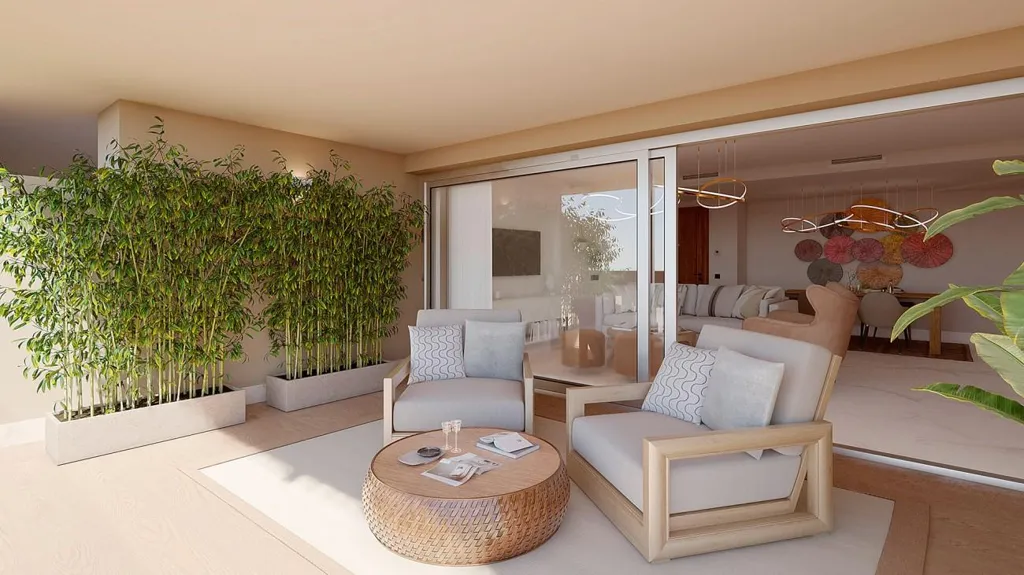 Terrass - Apartment with Seafront Proximity in Marbella