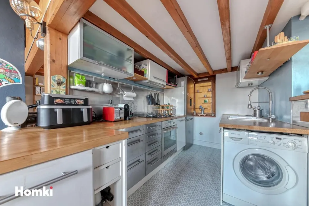 Cuisine - Appartement Duplex avec Vue Panoramique à Lyon 1er