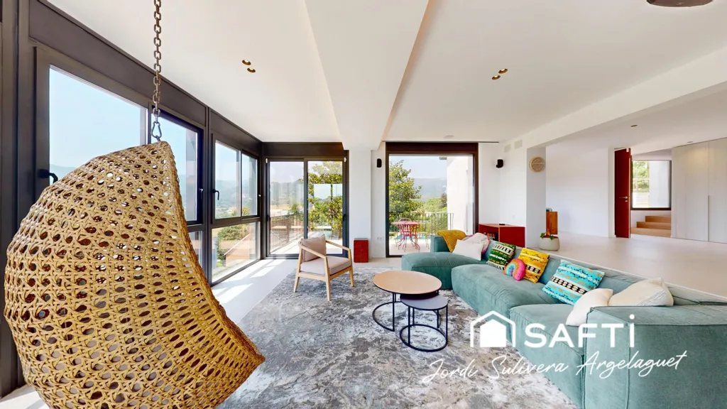 Séjour - Luxury Villa with Panoramic Views in Banyoles