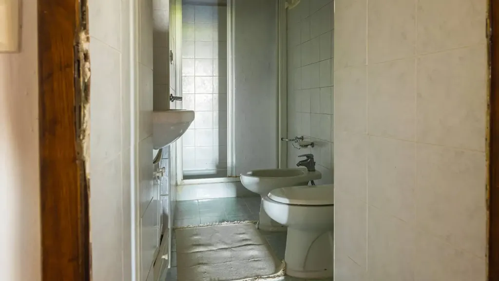 Salles de bain - Rustic Apartment with Garden in Vagliagli