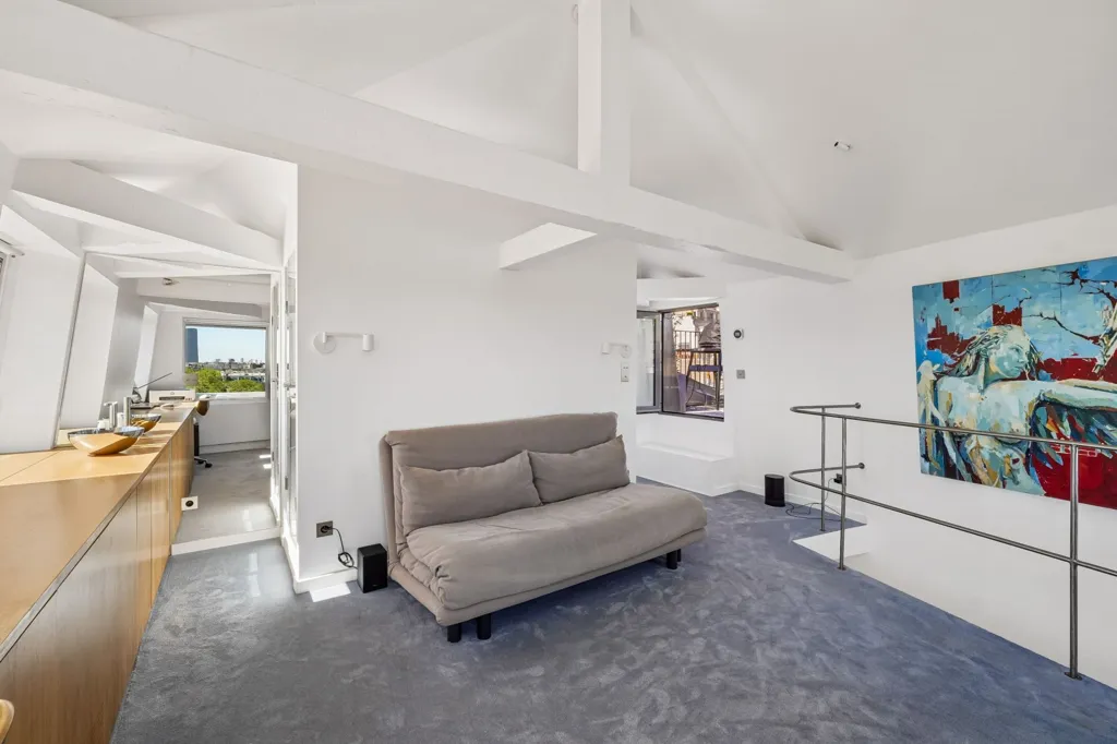 Séjour - Appartement de Luxe avec Vue Tour Eiffel à Paris 16