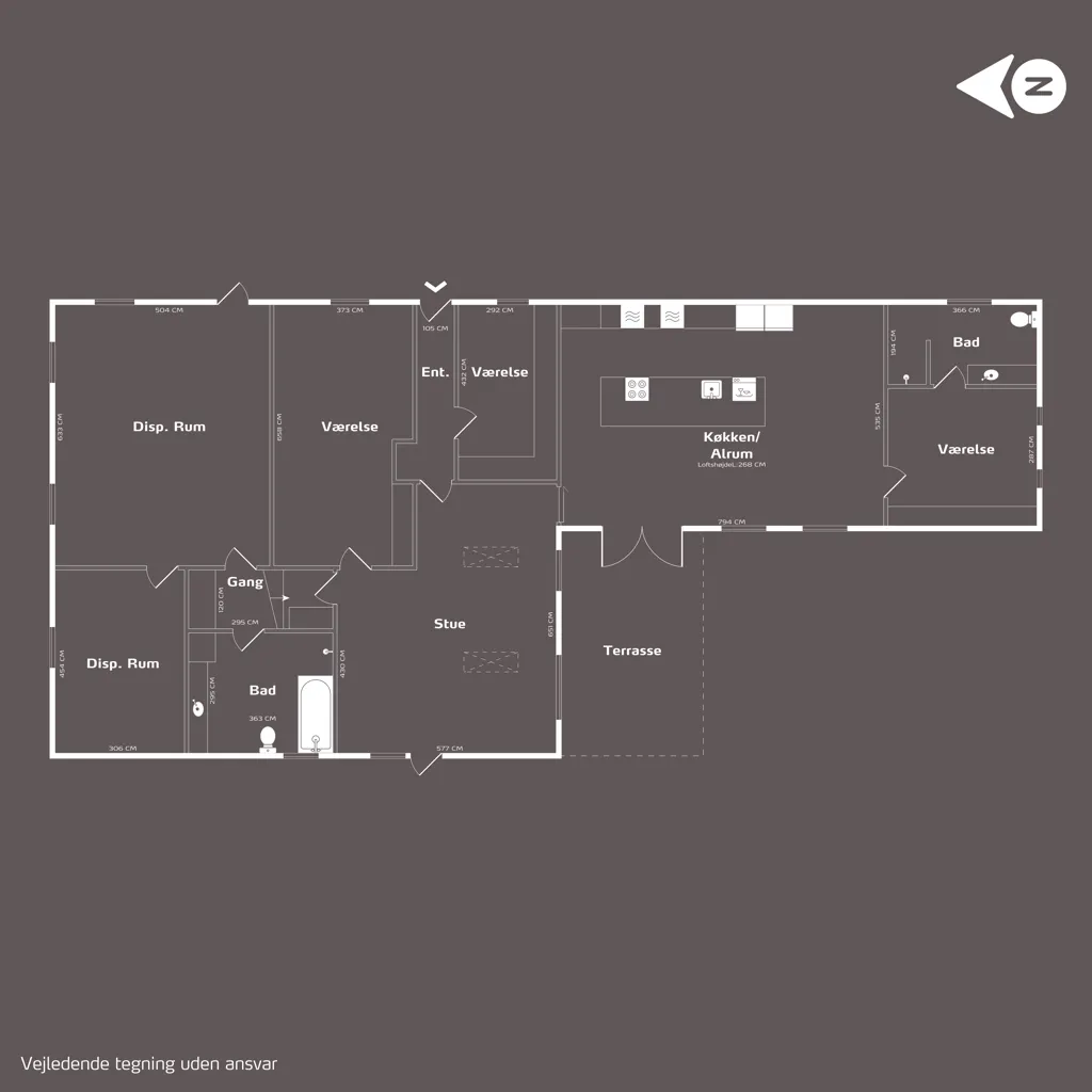 Plan - Renovated Villa with Garden in Odense S