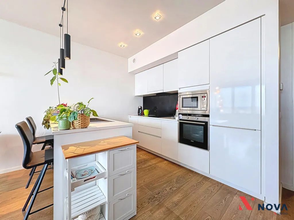 Cuisine - Appartement 2 Chambres avec Vue Panoramique à Bruxelles