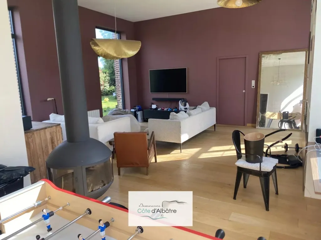 Séjour - Maison de Brique avec Piscine près de Veules-les-Roses