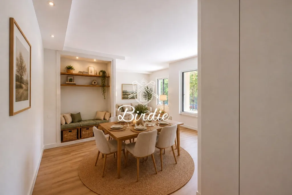 Söögituba - Renovated 3-Bed Apartment with South-Facing in Biarritz