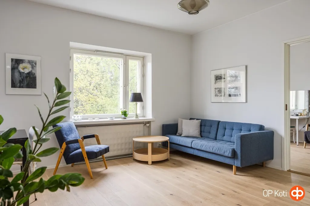 Soggiorno - Modern Apartment with Balcony in Munkkiniemi